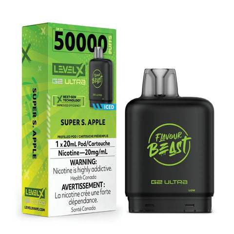 Level X Flavour Beast G2 Ultra -Super S. Apple Iced