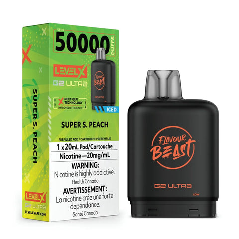 Level X Flavour Beast G2 Ultra -Super S. Peach Iced