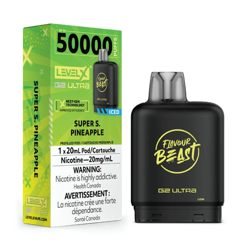 Level X Flavour Beast G2 Ultra -Super S. Pineapple Iced