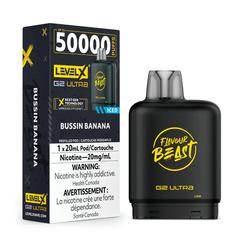 Level X Flavour Beast G2 Ultra - Bussin Banana