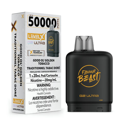 Level X Flavour Beast G2 Ultra - Good Ol' Golden Tobacco