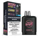 LEVEL X FB BOOST POS STR8 UP STRAWBERRY BANANA