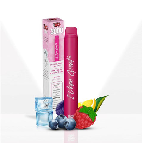 IVG 3000 Puffs Disposable CHILLED BERRY LEMONADE
