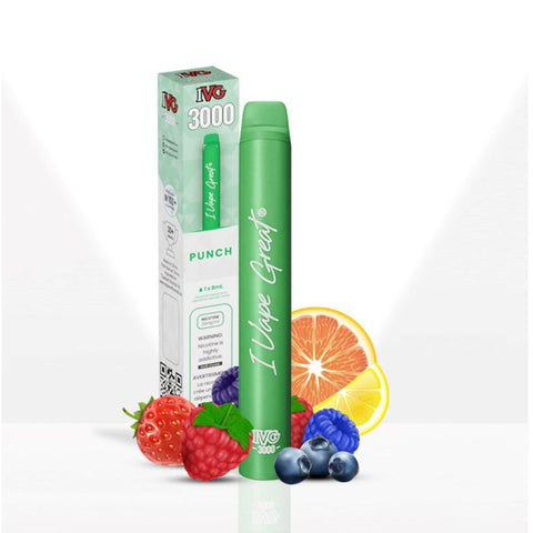 IVG 3000 Puffs Disposable PUNCH