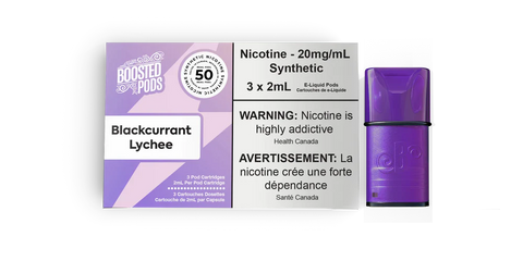 BOOSTED PODS BLACKCURRANT LYCHEE SYNTHETIC