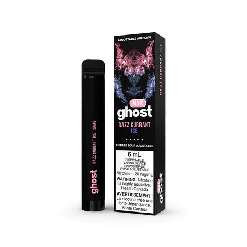 GHOST MAX DISPOSABLE - RAZZ CURRANT ICE