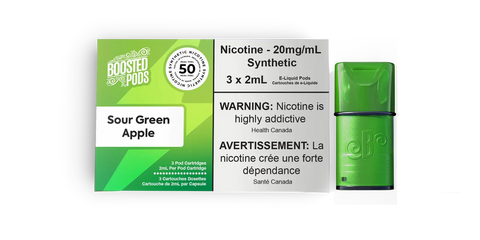 BOOSTED PODS GREEN APPLE SYNTHETIC
