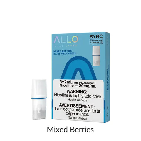Allo Sync Pod Pack Mixed Berries 3/PK