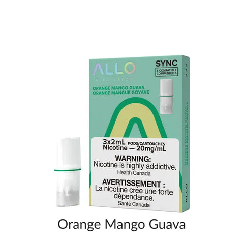 Allo Sync Pod Pack Orange Mango Guava 3/PK