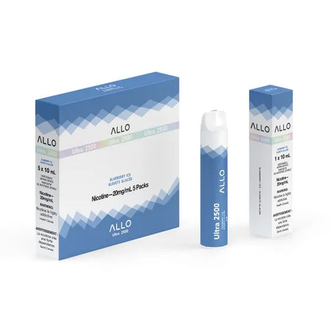 Allo Ultra 2500 Disposable - Blueberry Ice 20mg