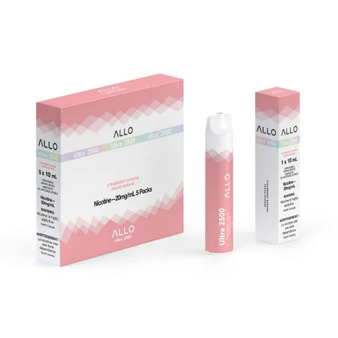 Allo Ultra 2500 Disposable - Strawberry Banana