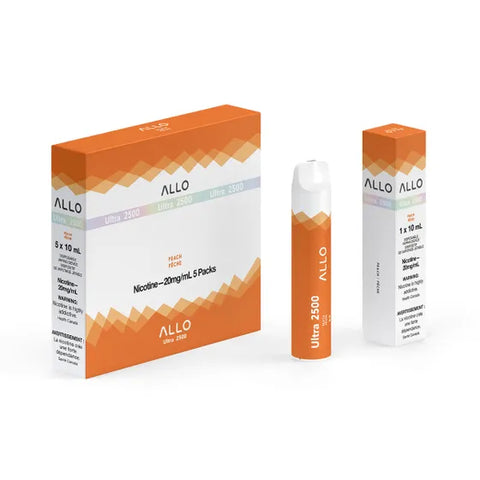 Allo Ultra 2500 Disposable - Peach 20mg