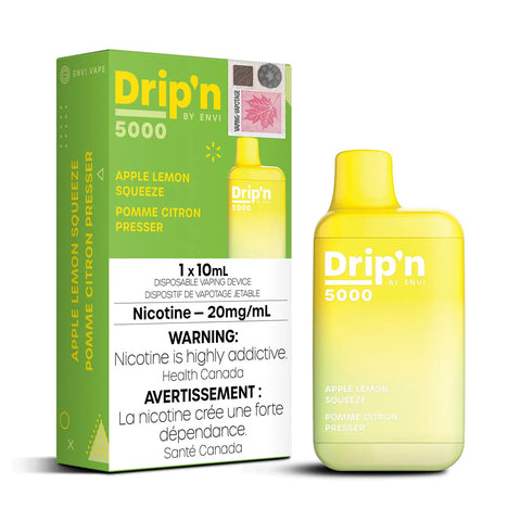 Drip'n by Envi 5000 Disposable - Apple Lemon Squeeze