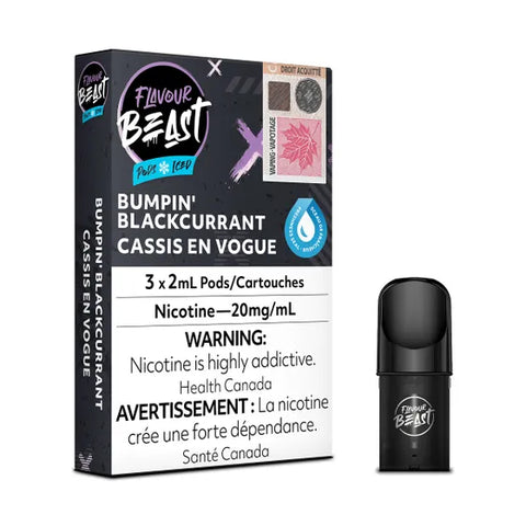 Flavour Beast Pod Pack - Bumpin' Blackcurrant Iced