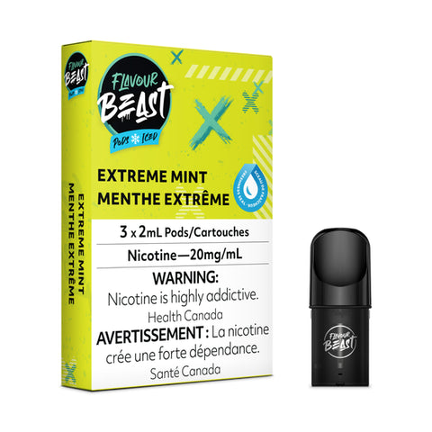 Flavour Beast Pod Pack - Extreme Mint Iced (3/PK)