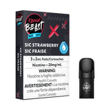 Flavour Beast Pod Pack - Sic Strawberry Iced (3/PK)