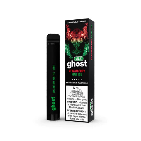 GHOST MAX DISPOSABLE - STRAWBERRY KIWI ICE