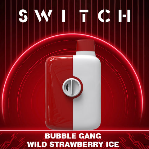 MR FOG SWITCH 5500 PUFFS BUBBLE GANG WILD STRAWBERRY ICE