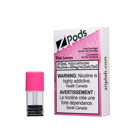 Ziip S-Pod Pack - Pink Lemon 3/PK